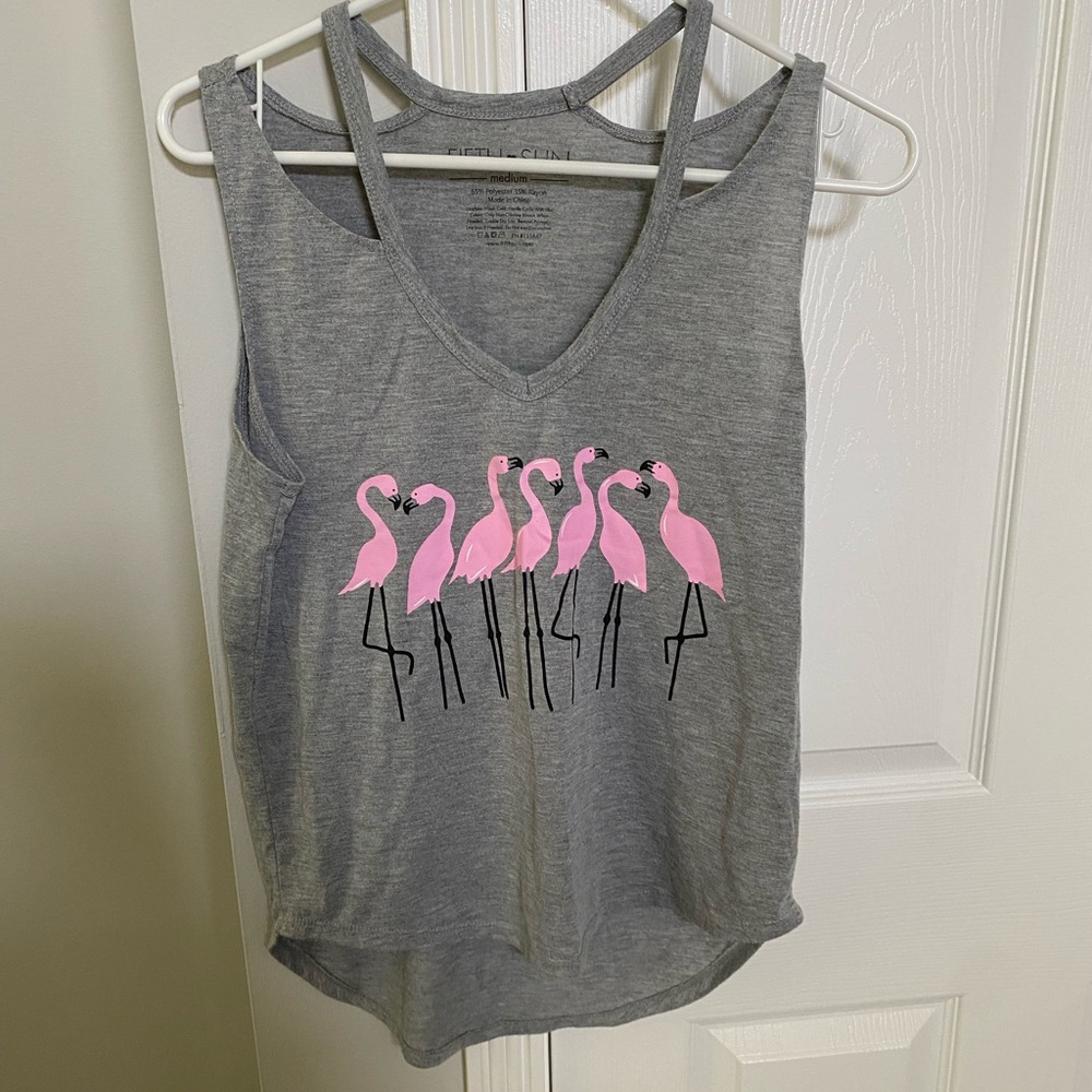 Super cute Flamingo tank